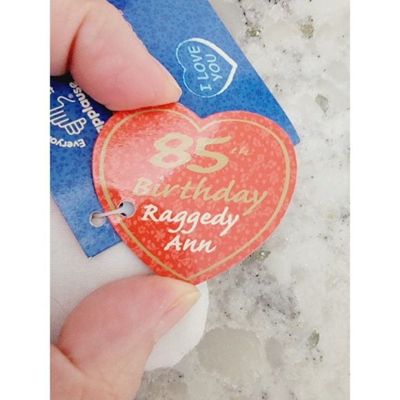 Raggedy Andy Doll 2000‎ Applause 80th Birthday Johnny Gruelle 17" NWT - Picture 9 of 13